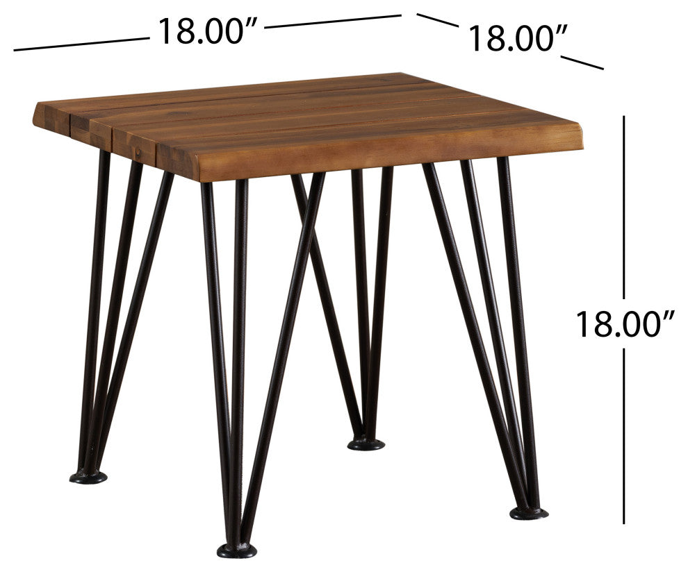 GDF Studio Zahir Outdoor Accent Table, Set of 2