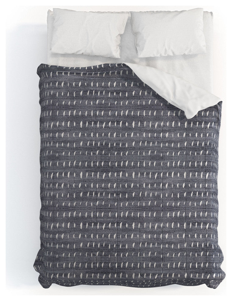 Deny Designs Holli Zollinger Bogo Denim Rain Light Bed in a Bag, Queen