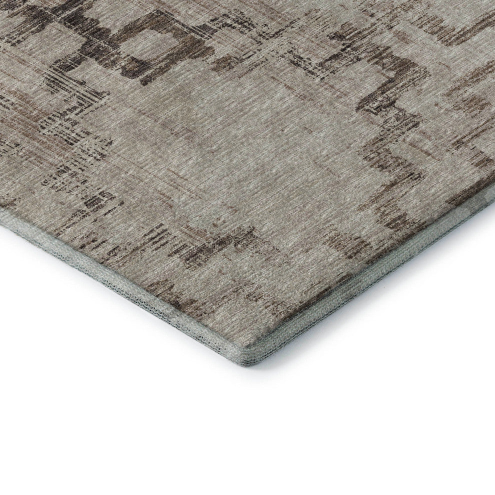 Addison Premium Washable Mayfield AMF121 Brown 9' x 12' Rug