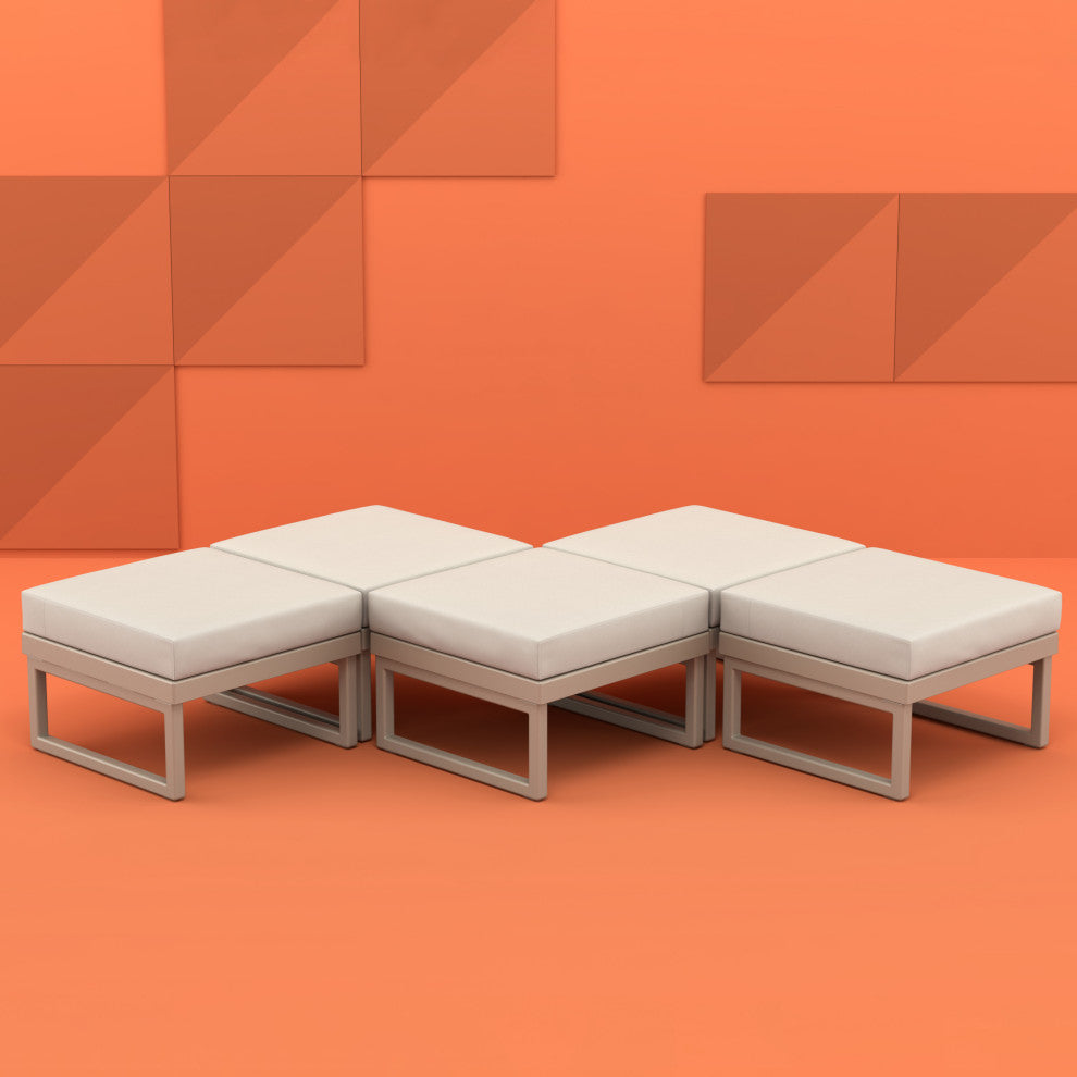 Mykonos Square Coffee Table Taupe