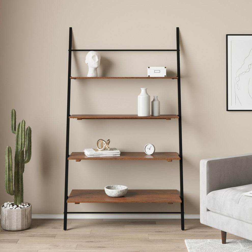 Lasalle Ladder Shelf, Walnut