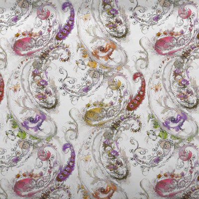 Paisley Pillowcases, Set of 2, Cranberry, King