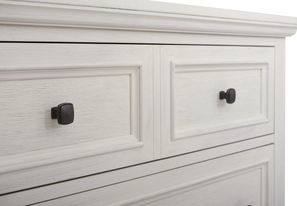 Farmhouse Basics 3 Drawer Chest, Rustic White