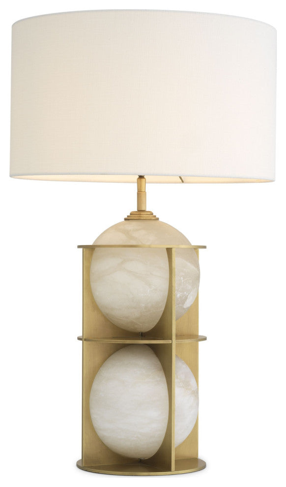 Round Alabaster Table Lamp | Eichholtz Eternity