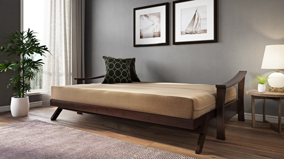 Pagoda All Wood Futon Frame, Queen