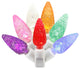 Vickerman X6W8500 Multi-Colored Led Light White Wire, Christmas Light Strand