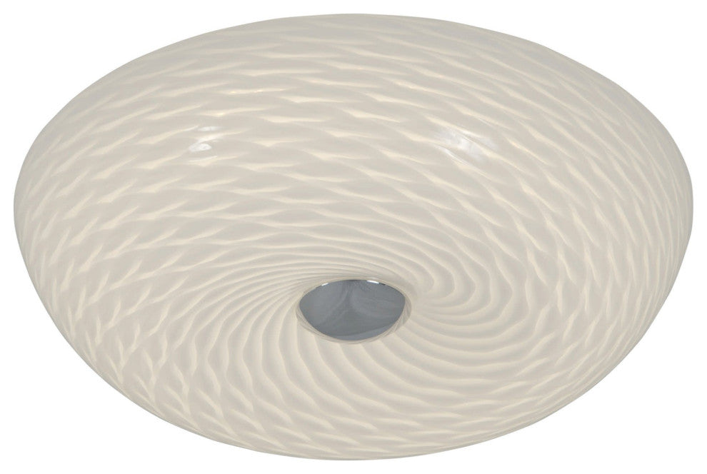 Varaluz AC1581 Swirled 2 Light 12" Ceiling Light - Chrome