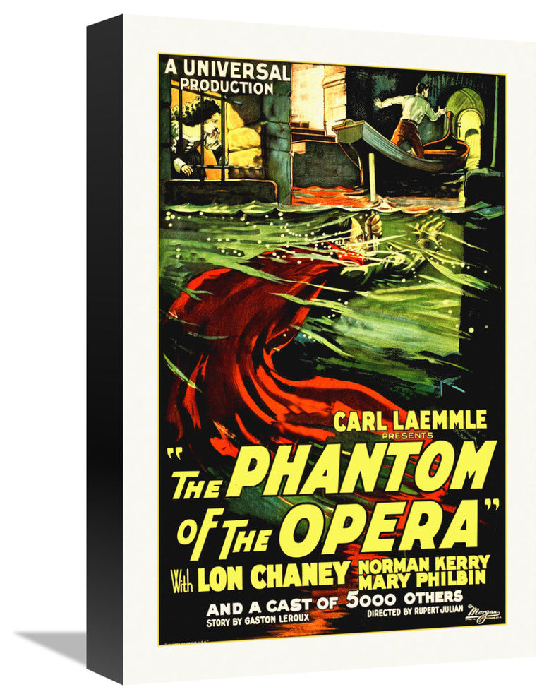 "Phantom of The Opera - 1922" Canvas by Hollywood Photo Archive, 11x16"