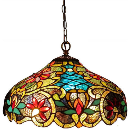 Leslie Victorian 2-Light Ceiling Pendant Fixture