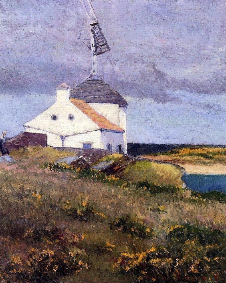 Maxime Maufra The Signal Tower, 20"x25" Gallery Wrapped Canvas Print