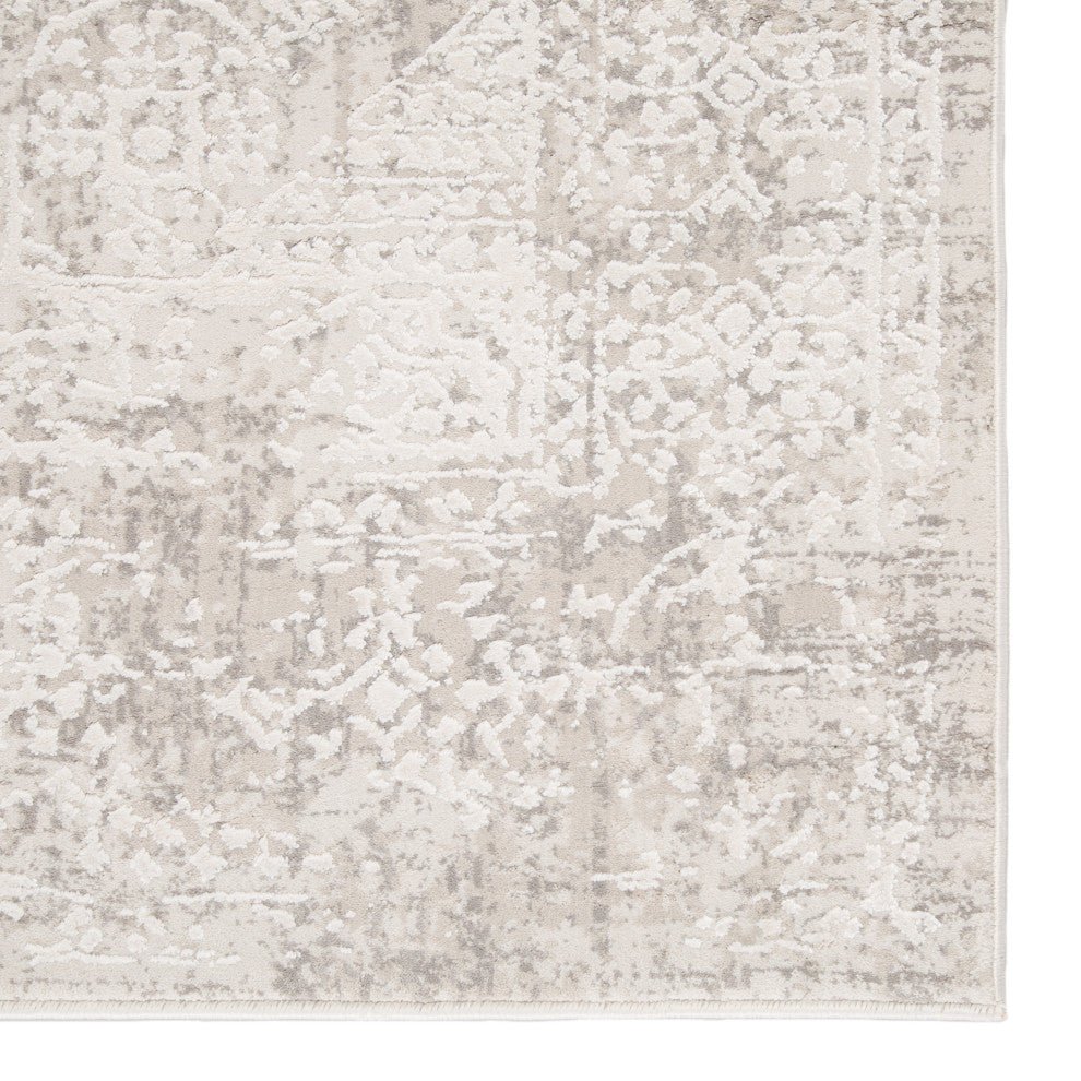 Jaipur Living Lianna Abstract Silver/ White Area Rug 3'11"X5'11"