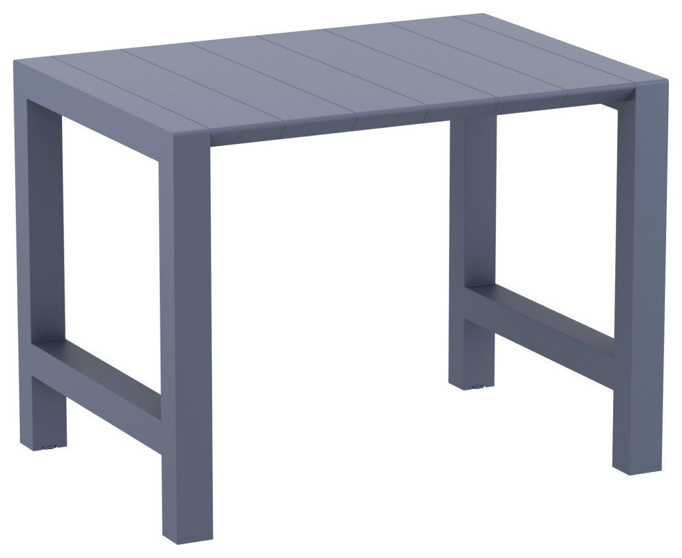 Vegas Ares 5-Piece Bar Set With 39"-55" Extendable Dark Gray