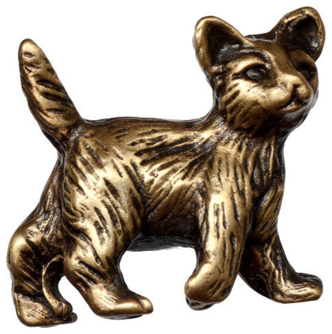 Cat Knob - Antique Brass (BSH-683041)