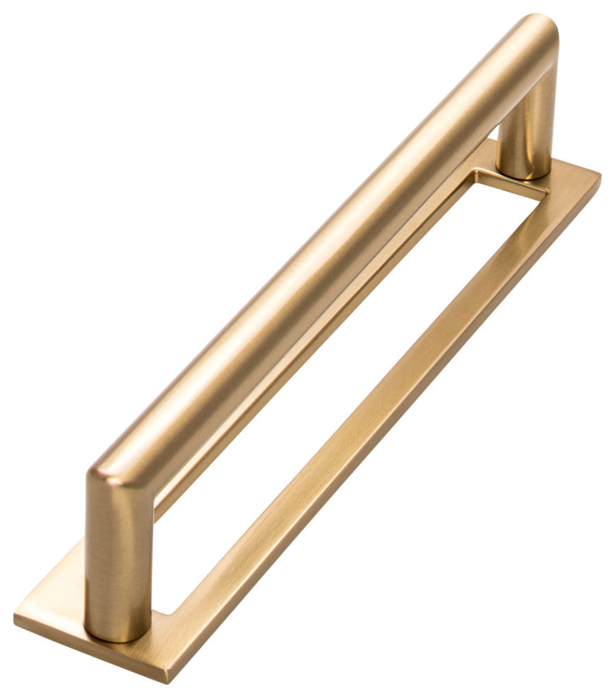 Top Knobs TK943 Kinney 6-5/16 Inch Center to Center Handle - Honey Bronze