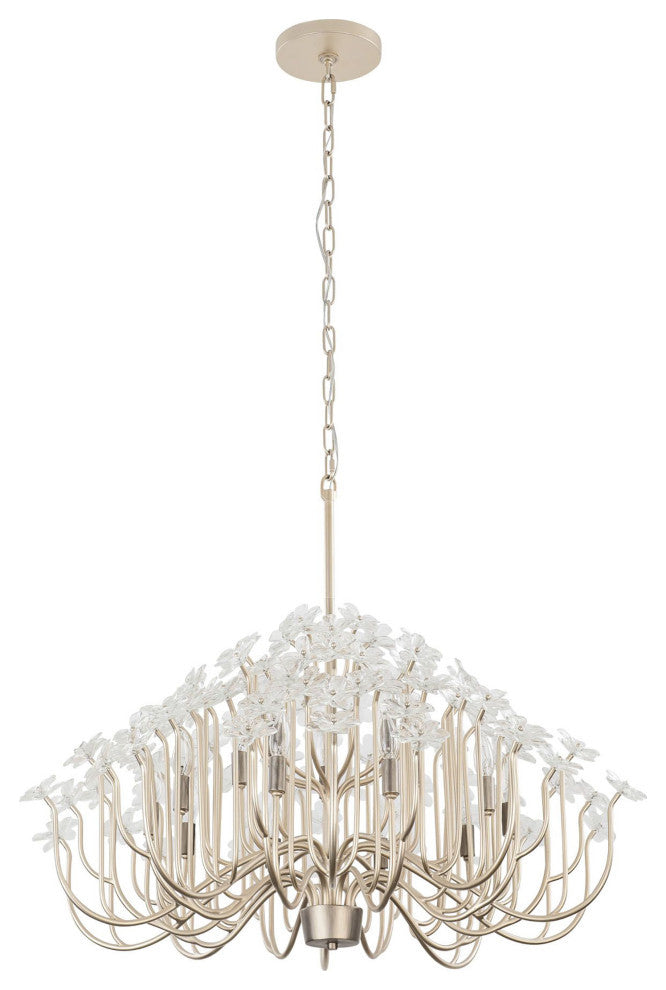 Wildflower 15-Lt Chandelier - Gold Dust/Artifact
