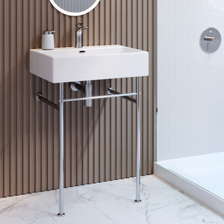 Claire 24 Ceramic Console Sink Bundle