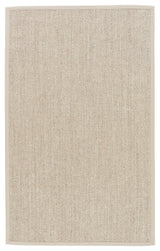 Jaipur Living Naples Natural Solid Beige/Ivory Area Rug, 8'x10'
