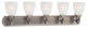 THOMAS LIGHTING TV0018741 Haven Wall Lamp Satin Pewter 5X100W 120