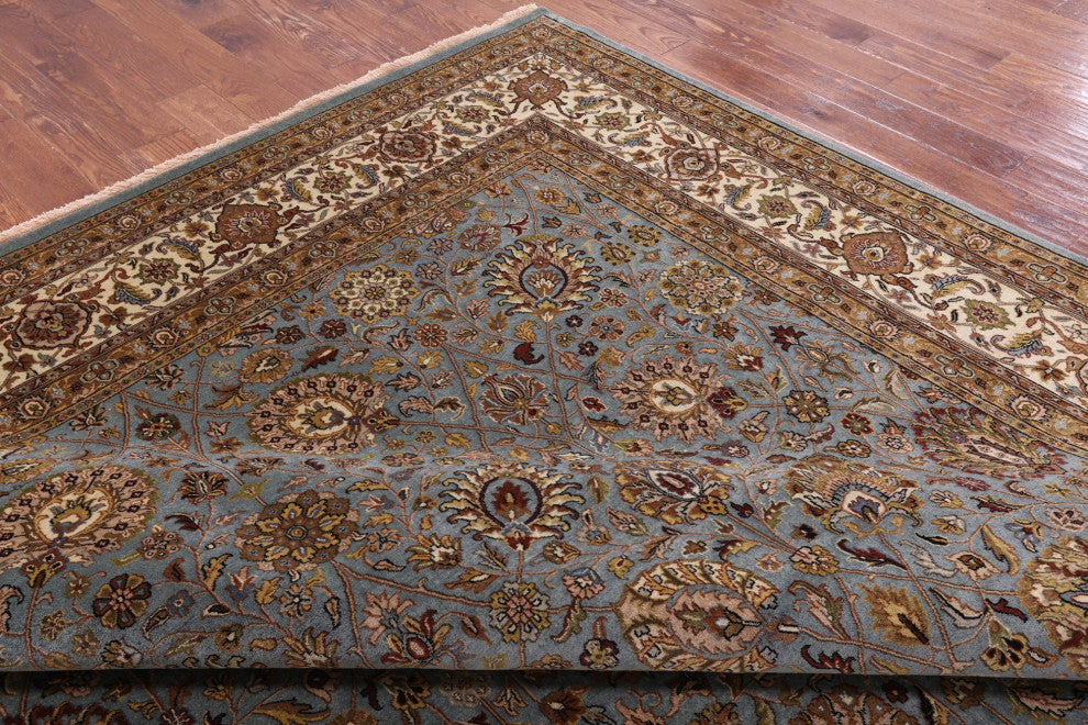 Persian Tabriz Hand-Knotted Wool Rug 10' 0" X 14' 0" Q9442