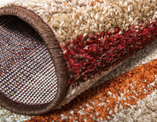 Unique Loom Multicolored Autumn Wheat 3' 3 x 3' 3 Round Rug