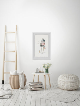 "Adventures Feels" Framed Painting Print, 24"x36"