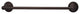 Alno Towel Bar in Chocolate Bronze