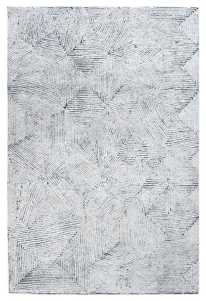 Uttermost Maze Blue 5 X 8 Rug