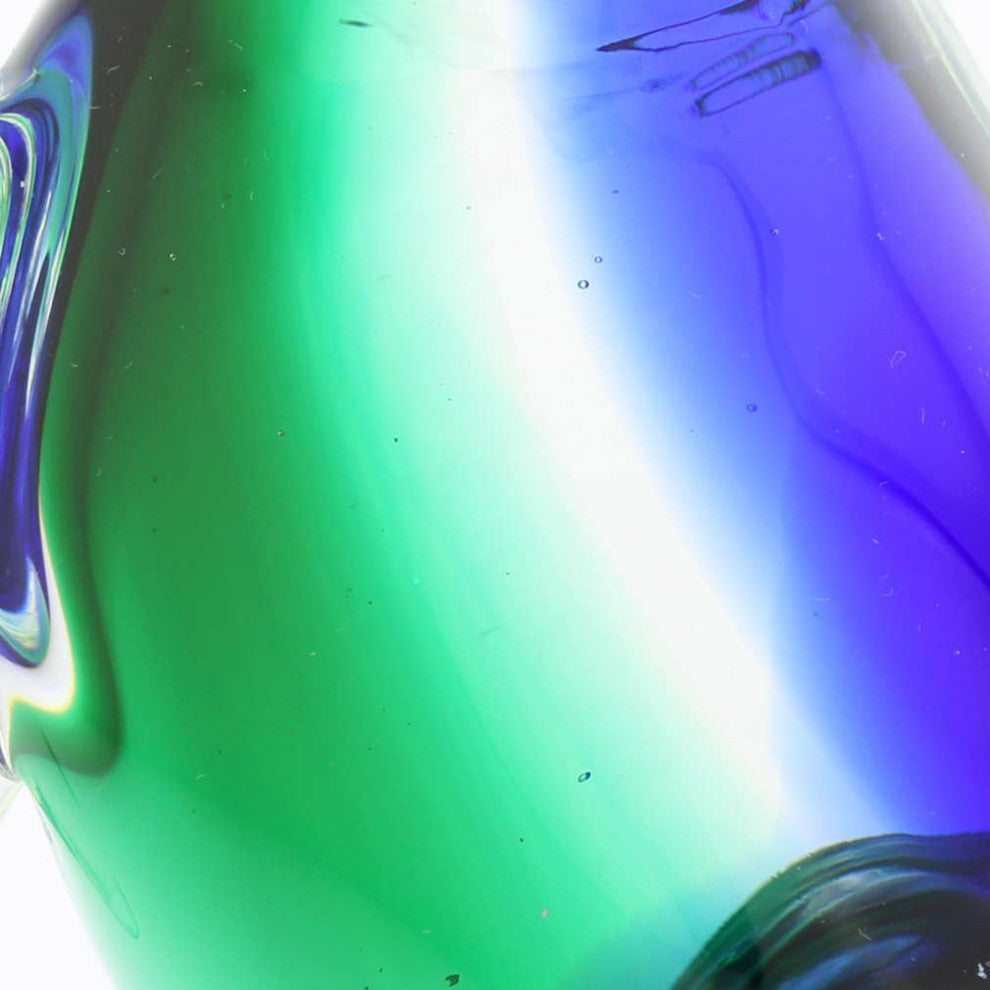 GlassOfVenice Murano Glass Seal - Blue and Green