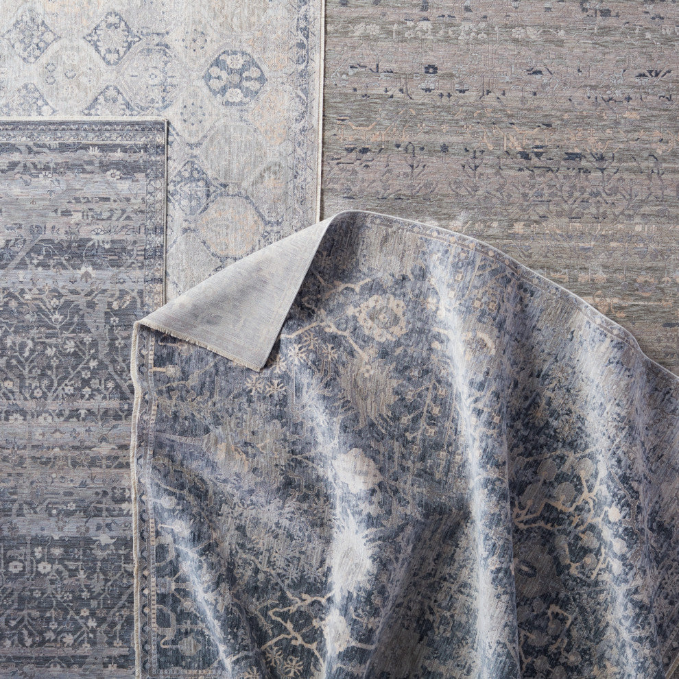 Jaipur Living Seraph Medallion Area Rug, Blue/Gray, 10'x14'