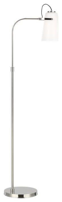 Generation Lighting, LT1011PN1, Task Floor Lamp, Polished Nickel