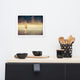 Golden Mist on Waples Pond Framed Photo Paper Wall Art Prints, White, 11" X 14"