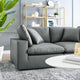 Loveseat Sofa, Faux Vegan Leather, Gray, Modern, Living Lounge Hospitality