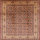 Ahgly Company Indoor Square Mid-Century Modern Area Rugs, 7' Square