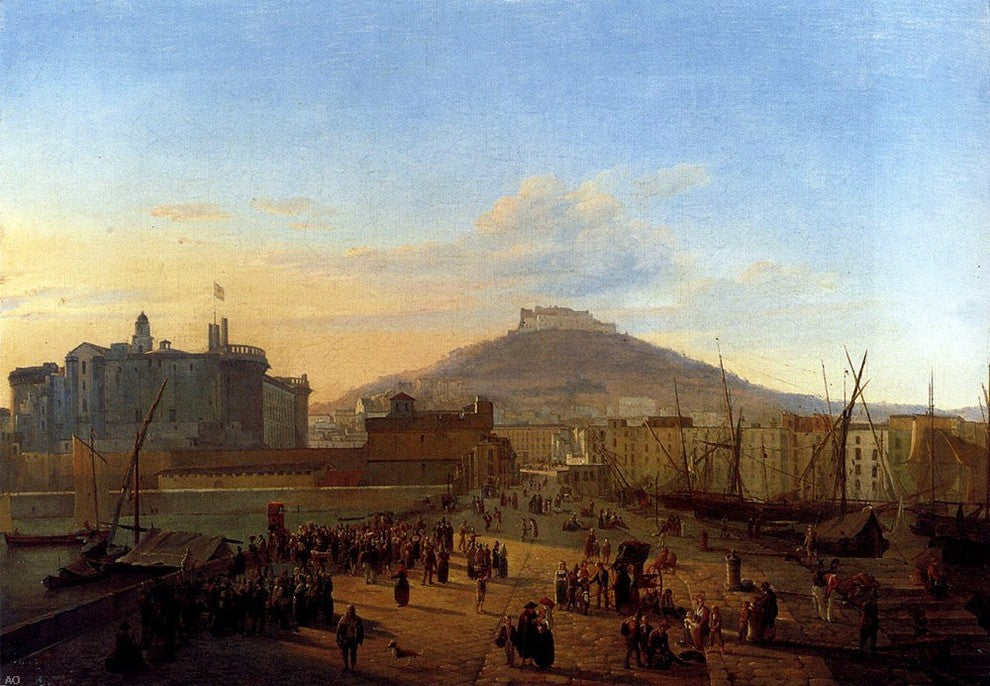 Frans Vervloet Napoli  da Toledo, 18"x27" Gallery Wrapped Canvas Print