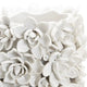 Two's Company Succulents Set of 2 White Ceramic Planter/Vases