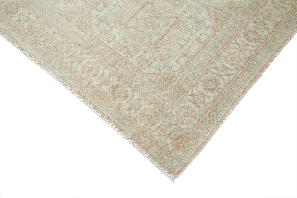 Rug N Carpet - Hand-knotted Turkish 6' 6'' x 9' 5'' Vintage Area Rug