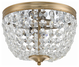 Nola 2-Light Vibrant Gold Ceiling Mount