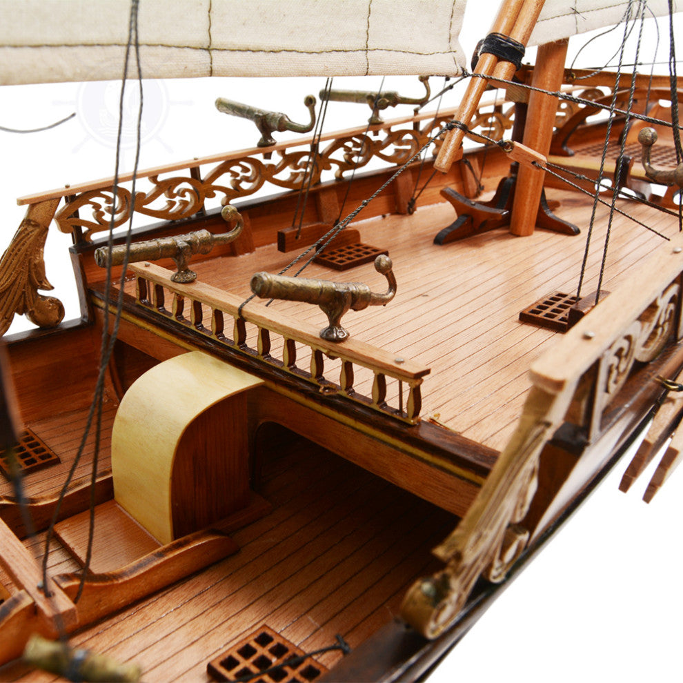 Xebec Wooden Handcrafted boat model