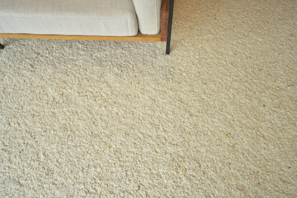 Tocayo Handmade Flatwoven Wool Ivory Area Rug, 10'x14'