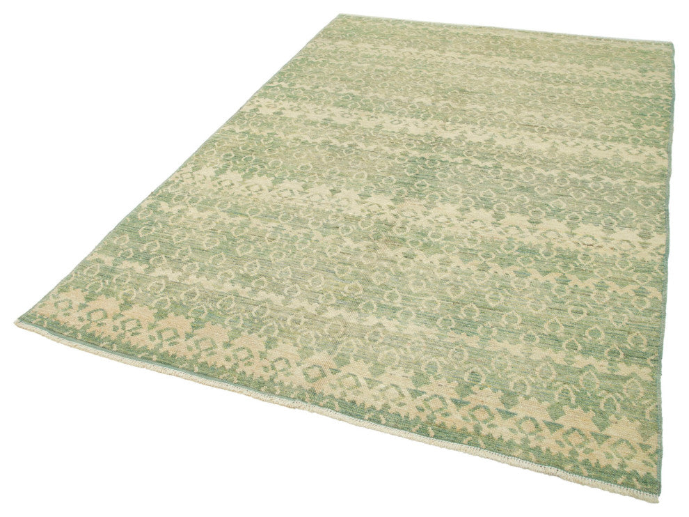 Rug N Carpet - Hand-Knotted Oriental 6' 2" x 8' 11" Decorative Oushak Area Rug