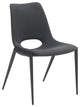 Desi Armless Dining Chair (Set of 2) Black