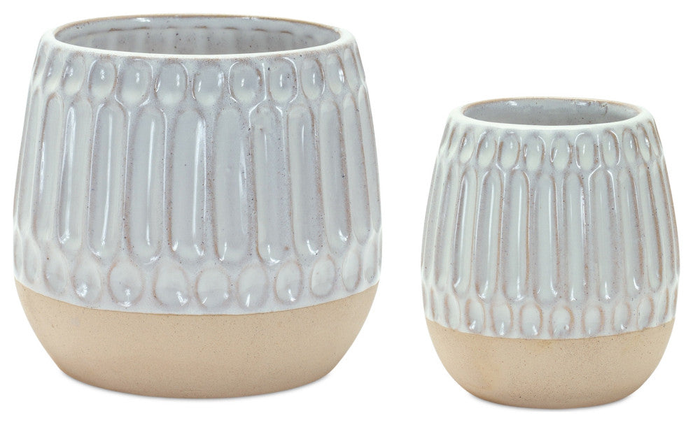 Porcealin Vase, 2-Piece Set