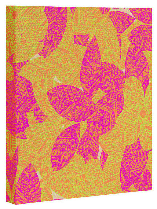 Deny Designs Aimee St Hill Geo Floral Art Canvas