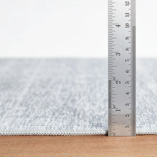 Bunny Williams x Dash & Albert Samson Grey Machine Washable Rug, Grey, 8' x 10'