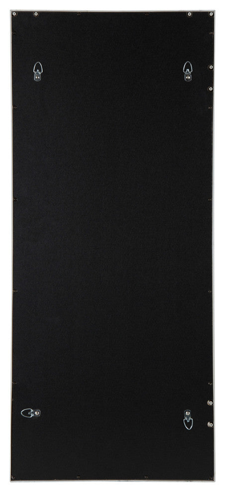 Cassat Framed Wall Accent Mirror, Gray 13x30