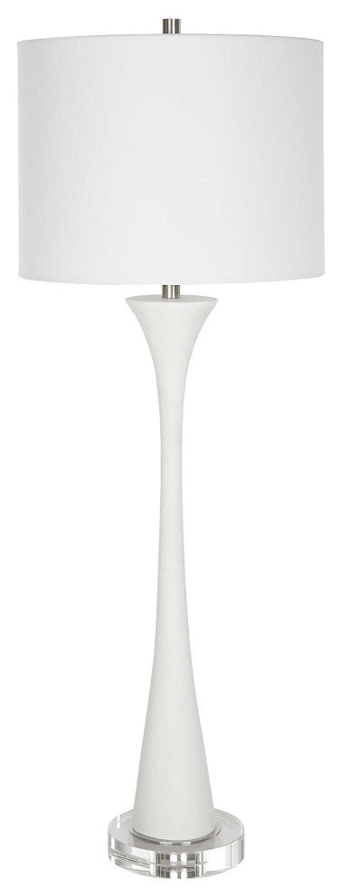 Fountain White Marble Buffet Lamp