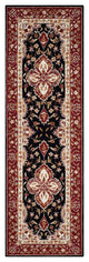 Safavieh Easy Care Collection EZC718 Rug, Black/Red, 2'6"x10'