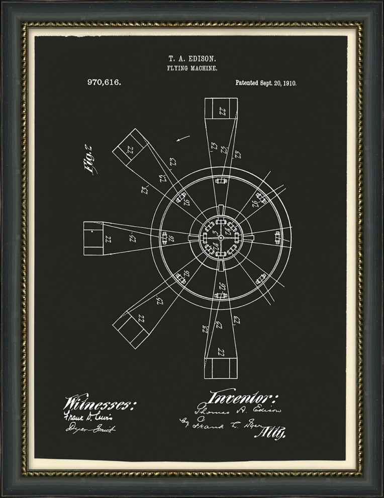 Inventor'S Diagram 9, Giclee Reproduction Artwork