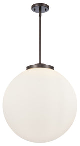 Beacon Pendant, Oil Rubbed Bronze, Matte White, Matte White
