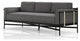 Hearst Outdoor Sofa-99"-Charcoal